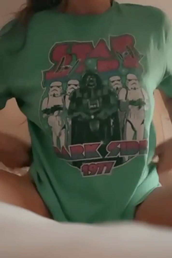 Revealing my Better-than-you-expected body under my T-shirt…