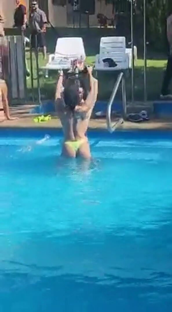 at the party in front of everyone having sex