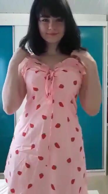 Do you like my strawberry dress? And how about my peachy ass?