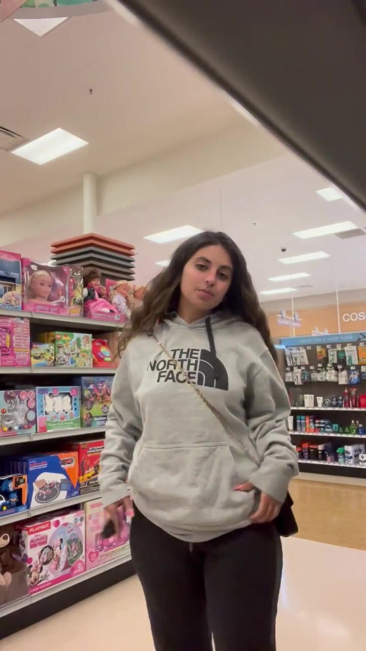 Flashing my tits at the pharmacy