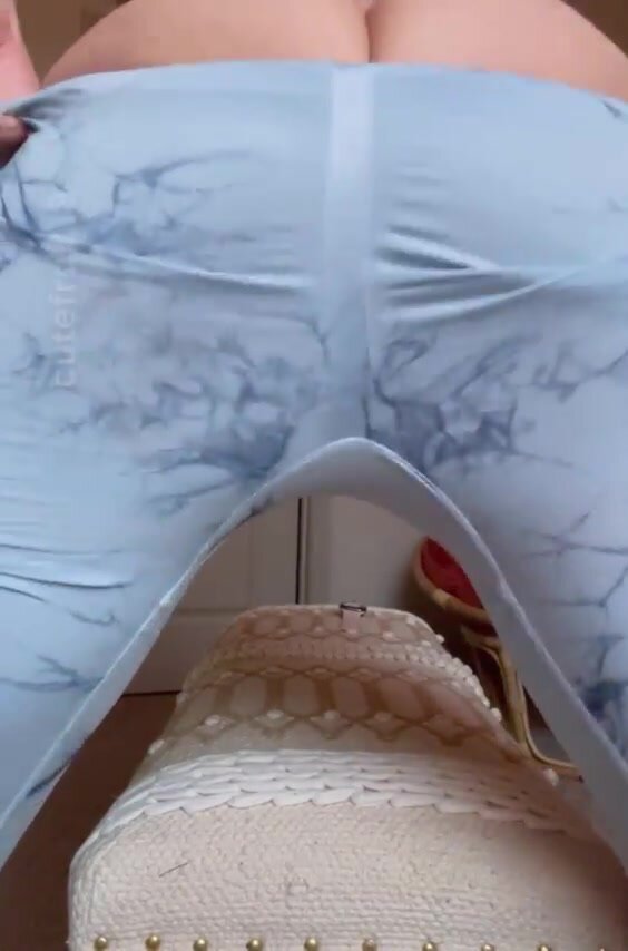 sometimes my leggings put up a fight when i'm trying to put them on