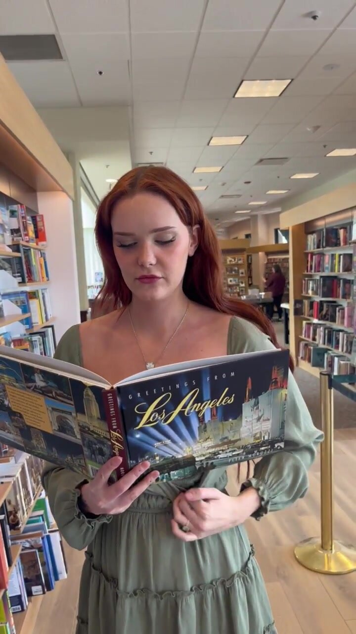 Trying to get the cute librarian to notice me