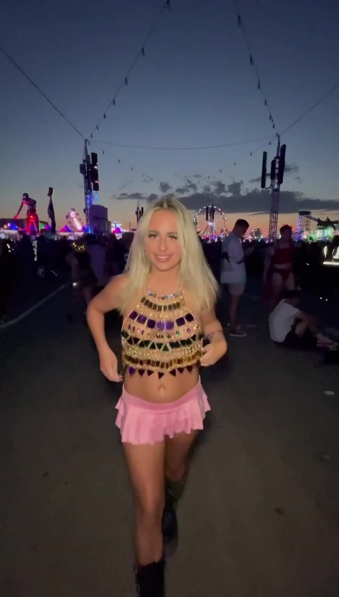 Sunrise titties at edc