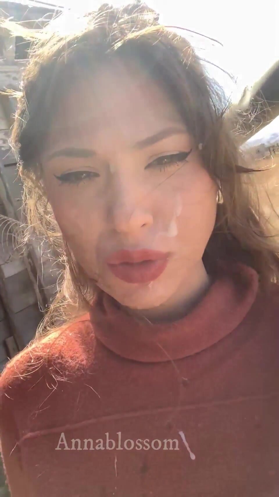 Neighbors almost caught me sucking cock...