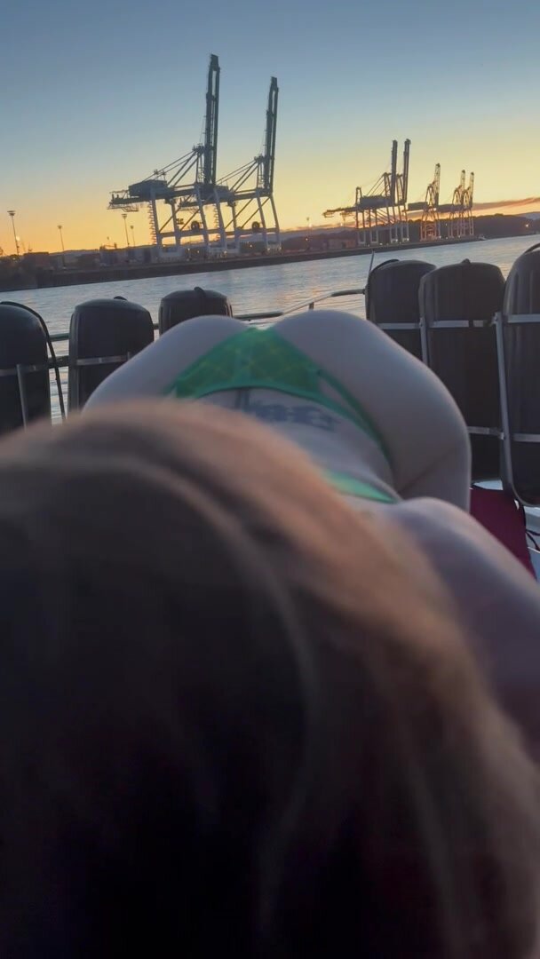 Today’s lesson is about how to end up on a yacht at sunset.