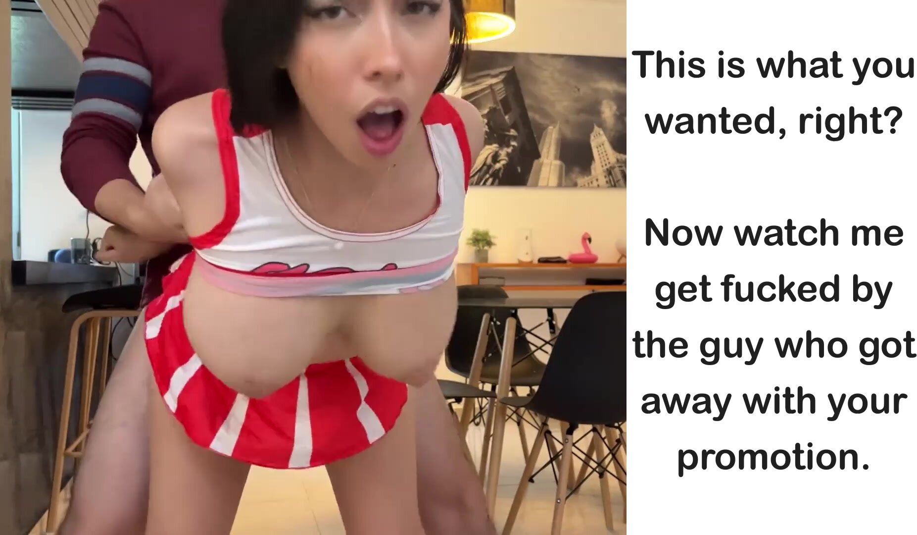 Well, it's only fair she's fucking him and not you