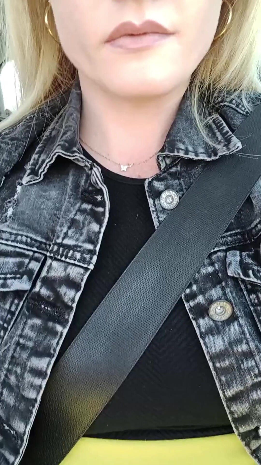 Showing off in the car. Never miss a moment.