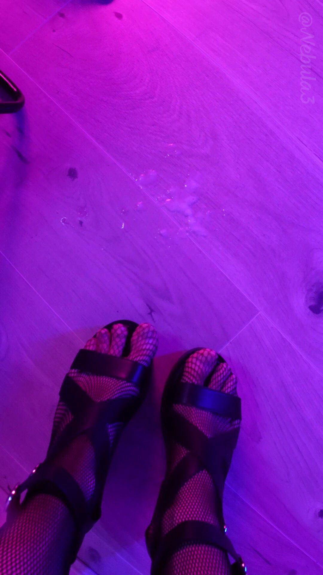 Clean up while I look down on you?