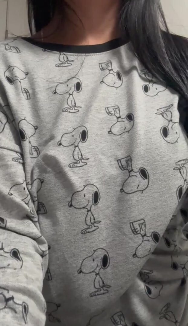 Hiding behind snoopy