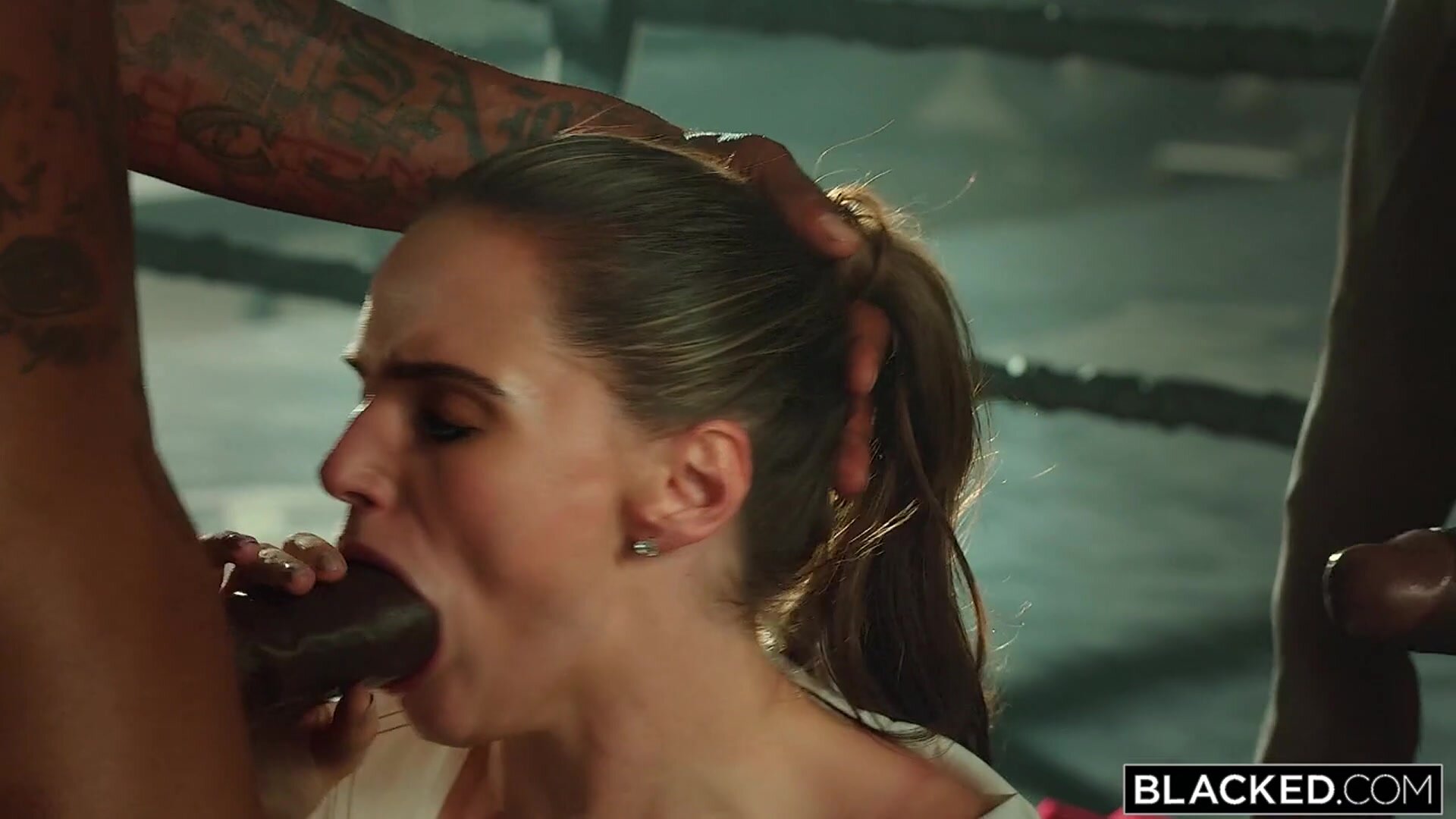 Tori Black Is Oiled Up And Dominated By Two BBCs