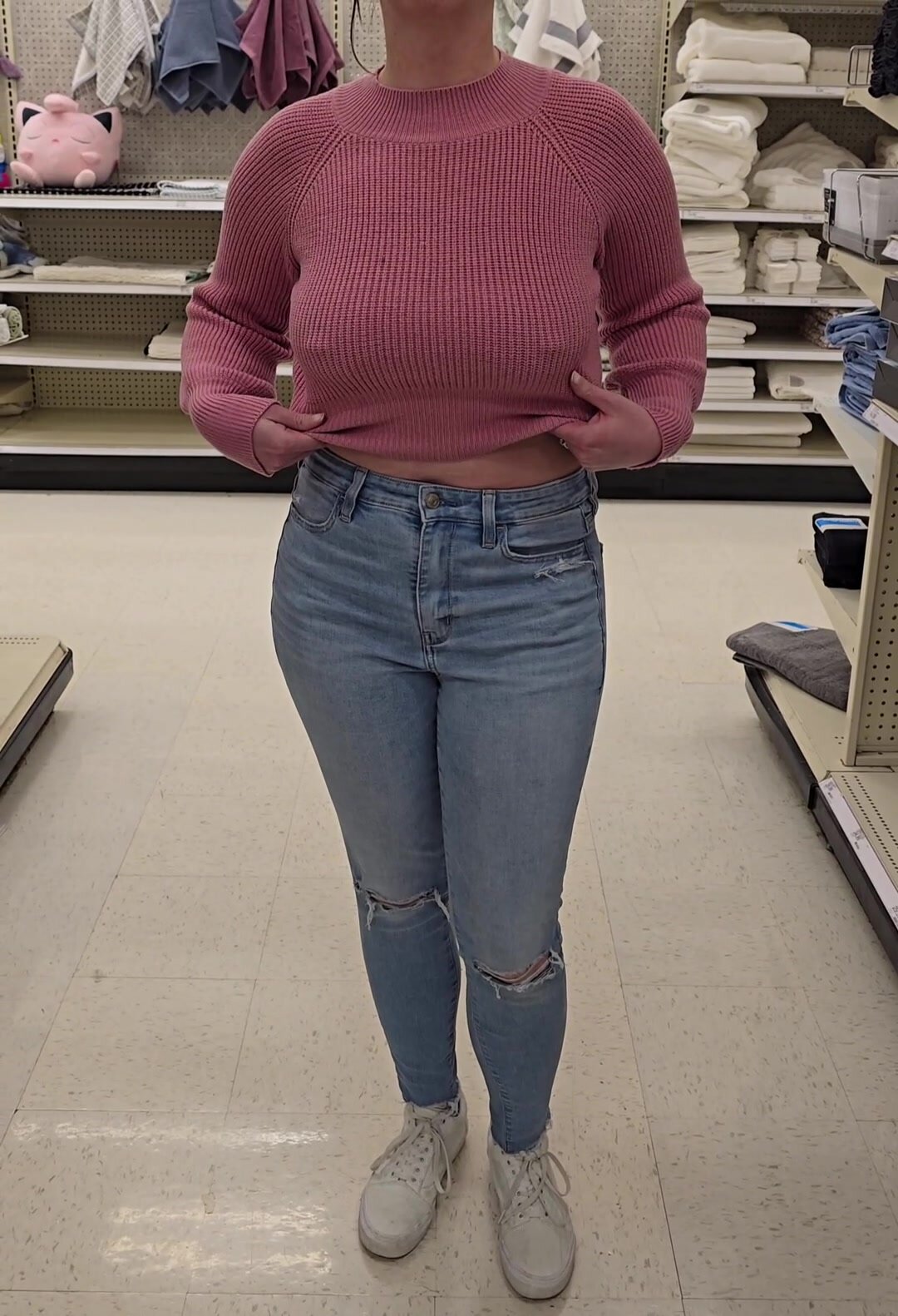 Every day is a good day to flash some boobies in Target