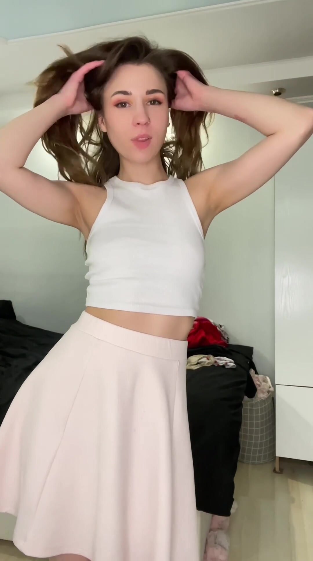 I have a strange thing, I like it when men admire my naked body