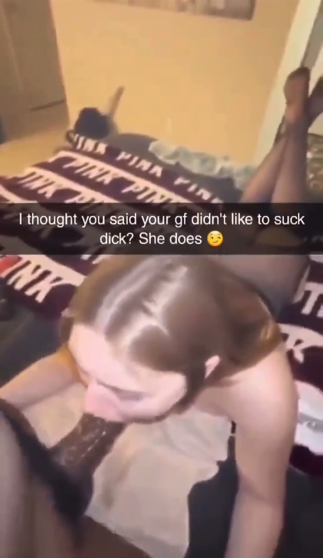 She couldn’t resist sucking BBC