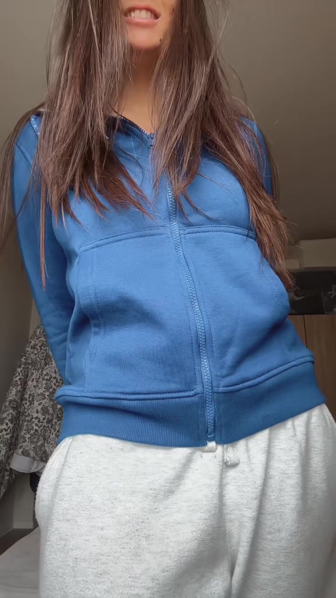 Horse riding girl on off