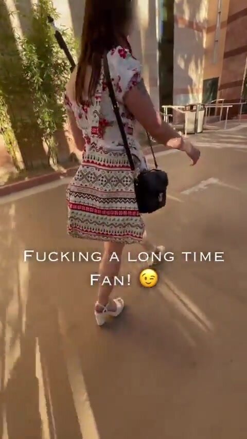 This fan had something special waiting for me - a nice hung BBC ready to dig in!