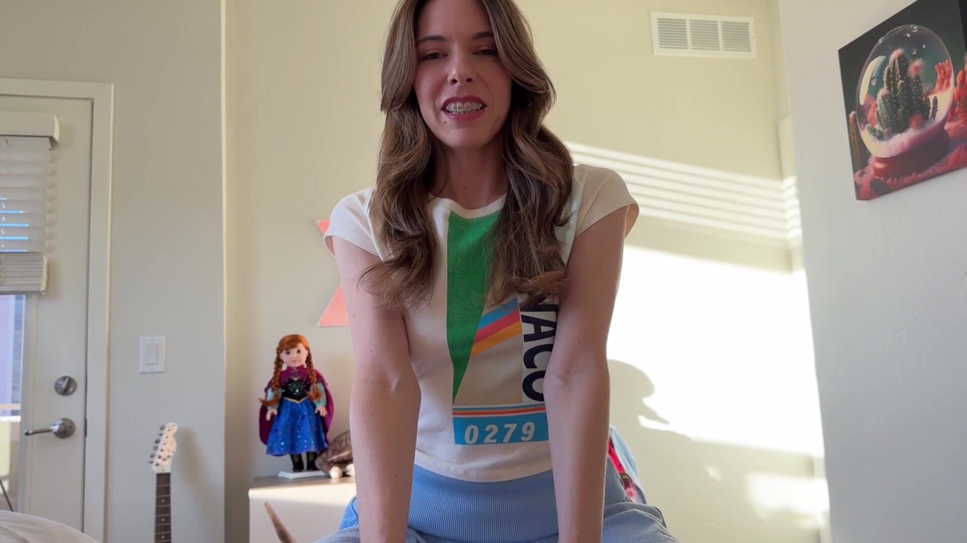 Caught my step-son red-handed... now I’m using my mouth to make him behave.