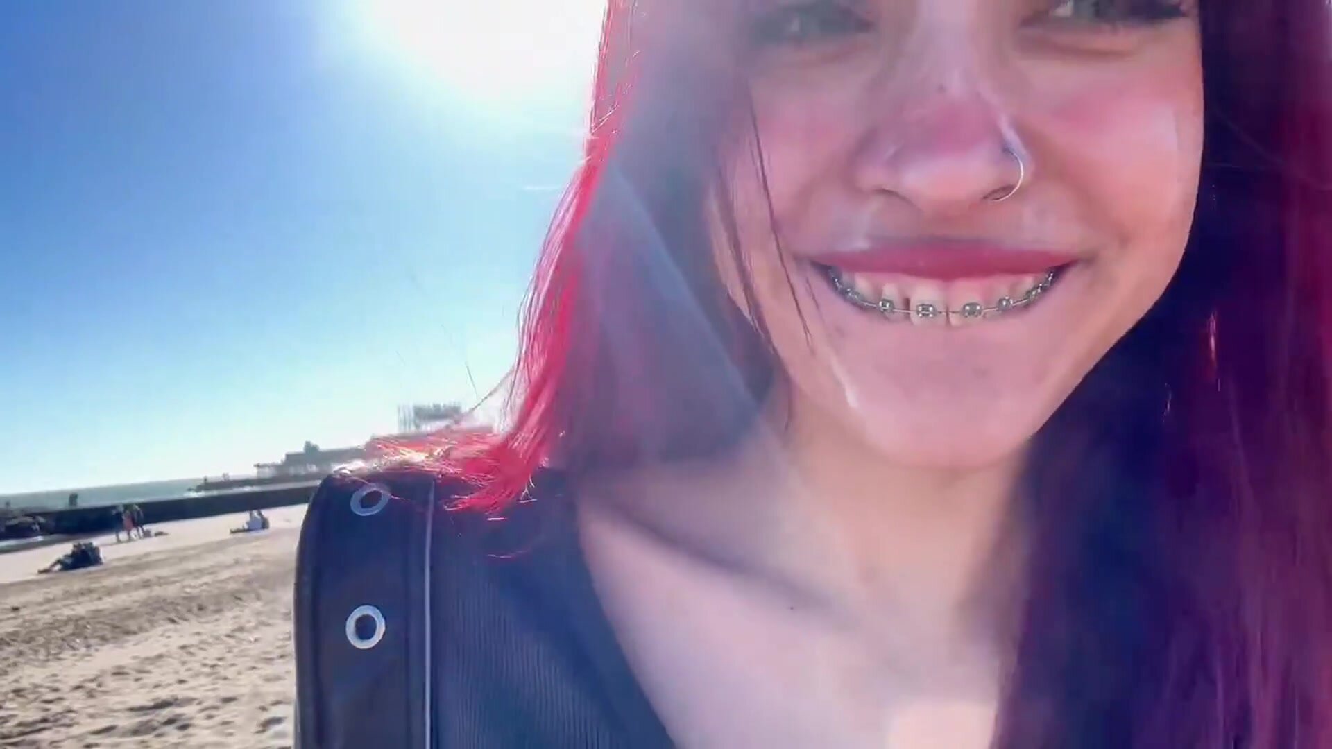 just walking in the beach nothing else in here