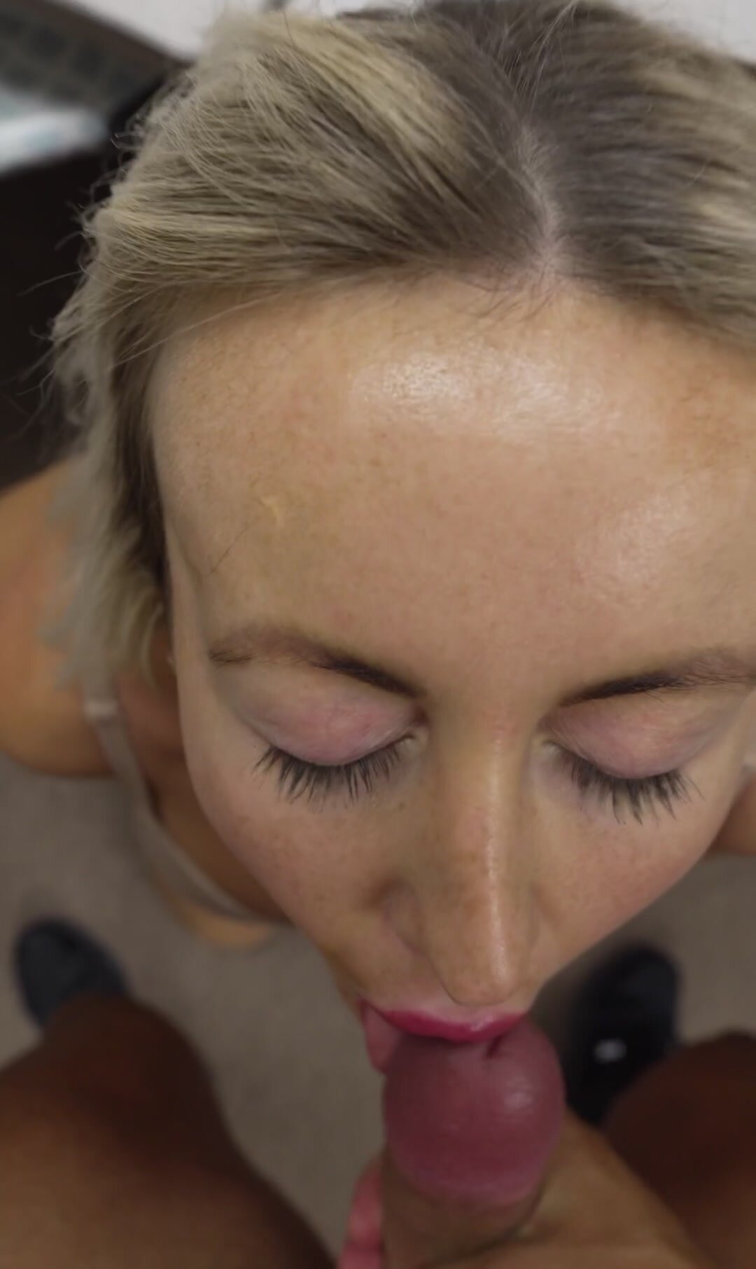 My boss said I could leave early if I drained his balls with my mouth…