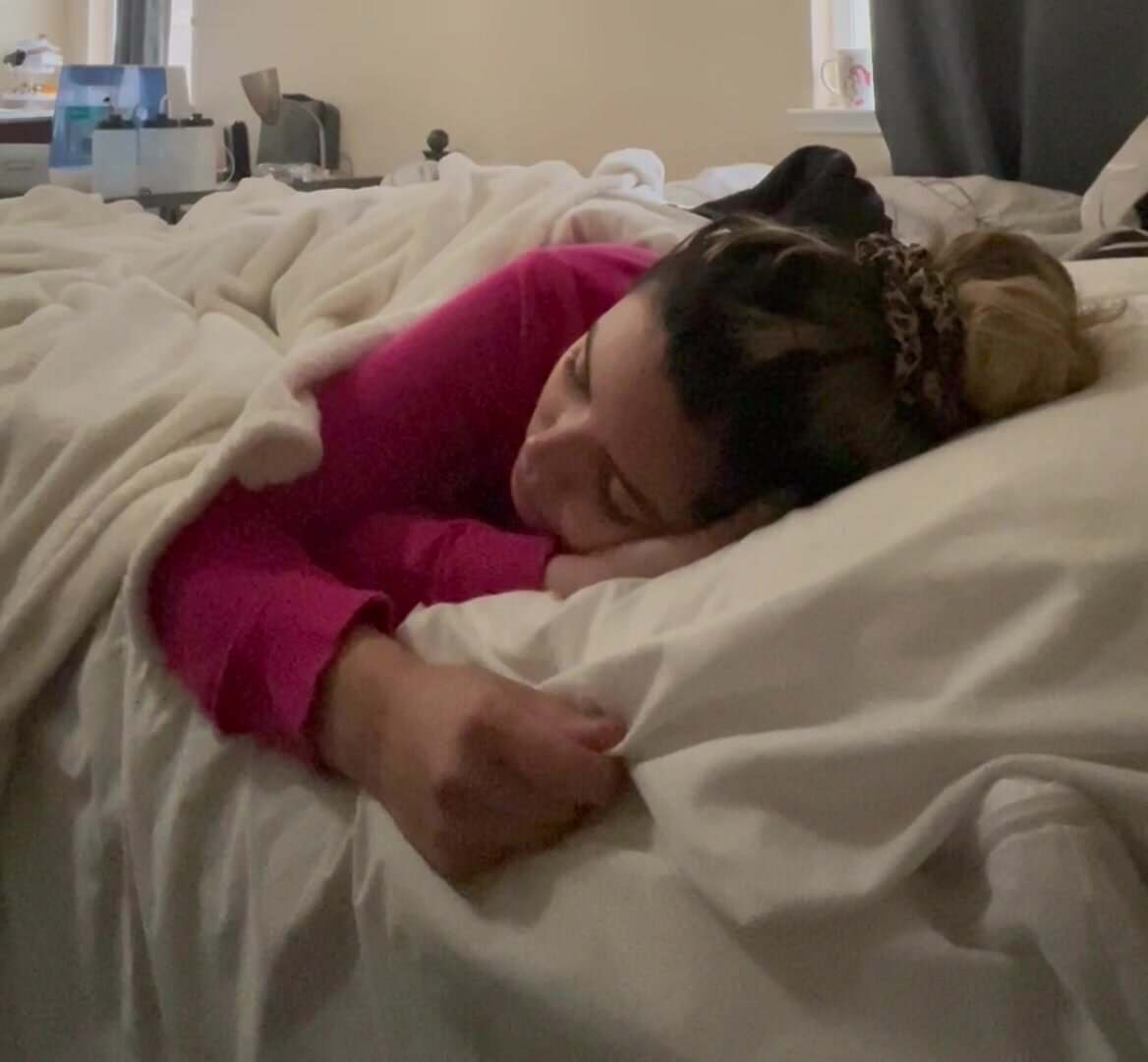 He wakes me up to use my throat and ass