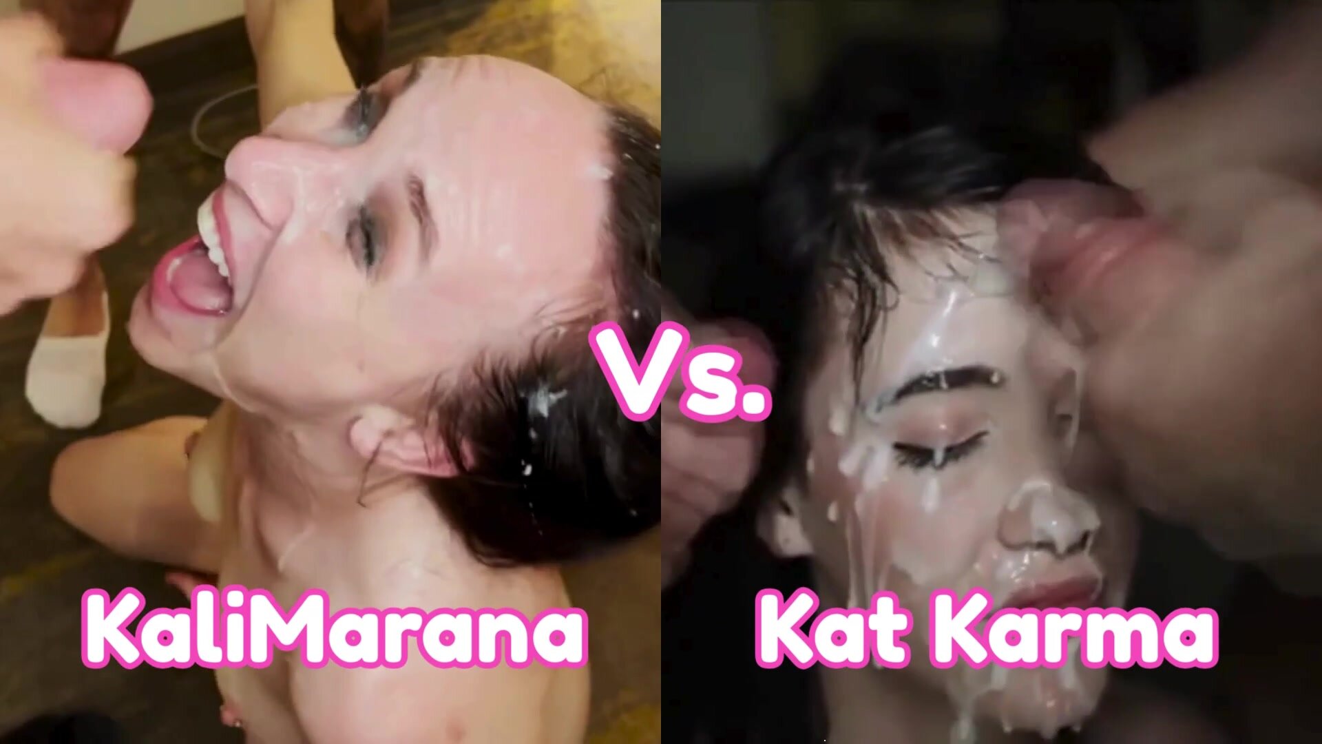 Amateur Bukkake Legends : KaliMarana Vs. Kat Karma