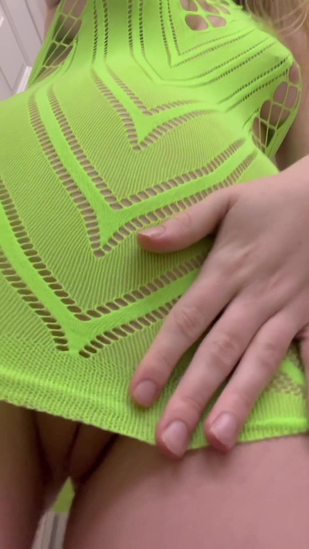 Hiding a surprise under my outfit