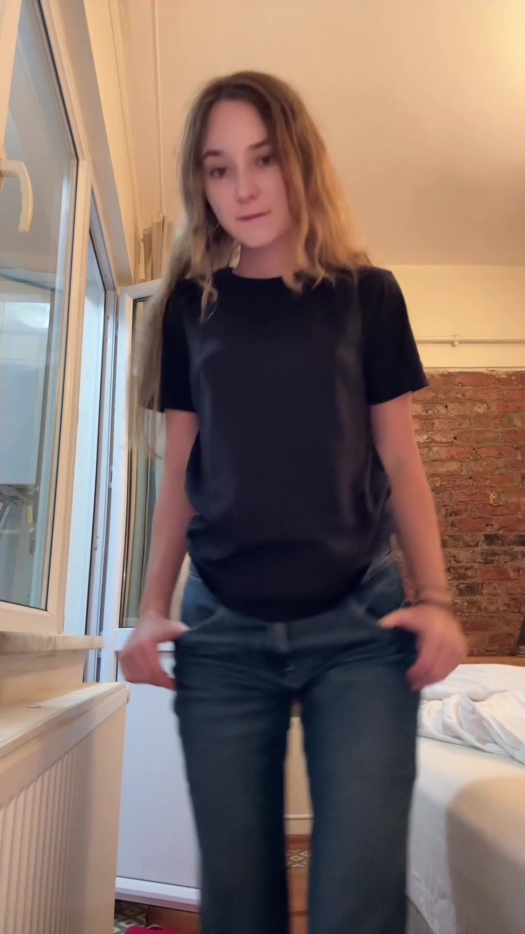 Blonde, skinny, and craving attention