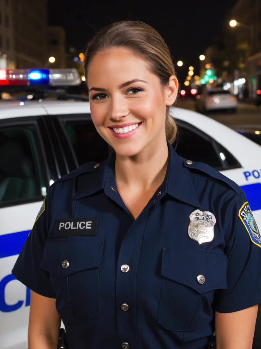 Zooming Out from Woman At Work Profile Pics