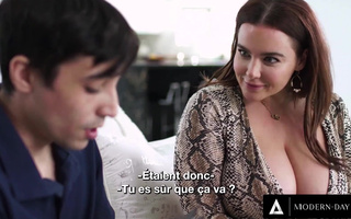 StepMom's Naughty Surprise: Bully's Nerdy Twist with a Steamy Creampie