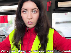 When taking a bus with no ticket, she punishes you with her vagina