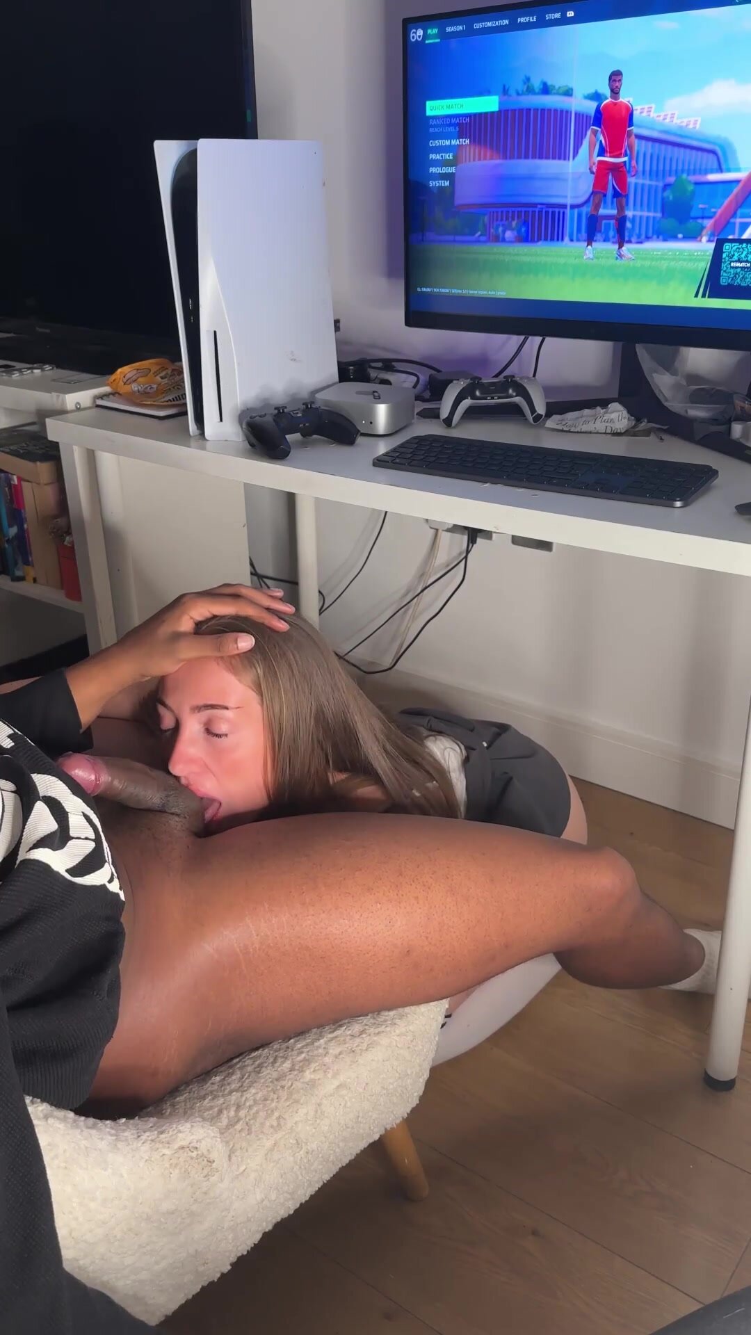 He wanted to play, but I was hungry