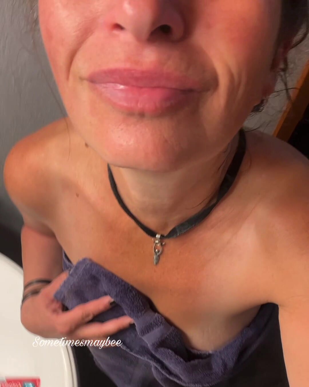 after my bath I always smell like lavender and warm vanilla I’m 49