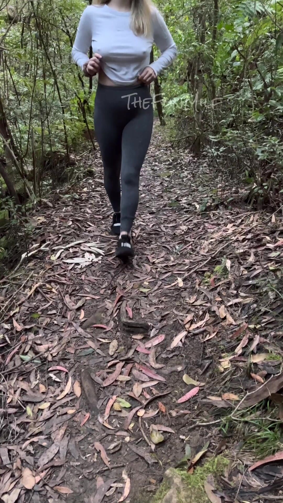 I think everyone I passed on the hike noticed my nipples