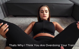 She has a personal trainer and how she needs a personal fucker