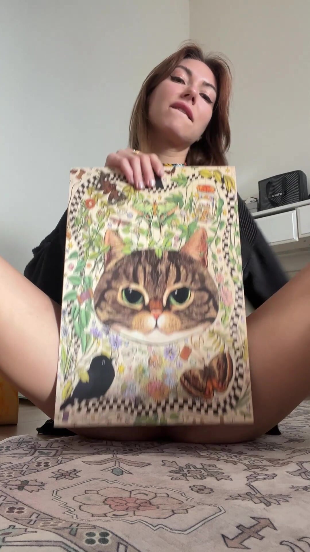 The ring’s on, but my legs are open