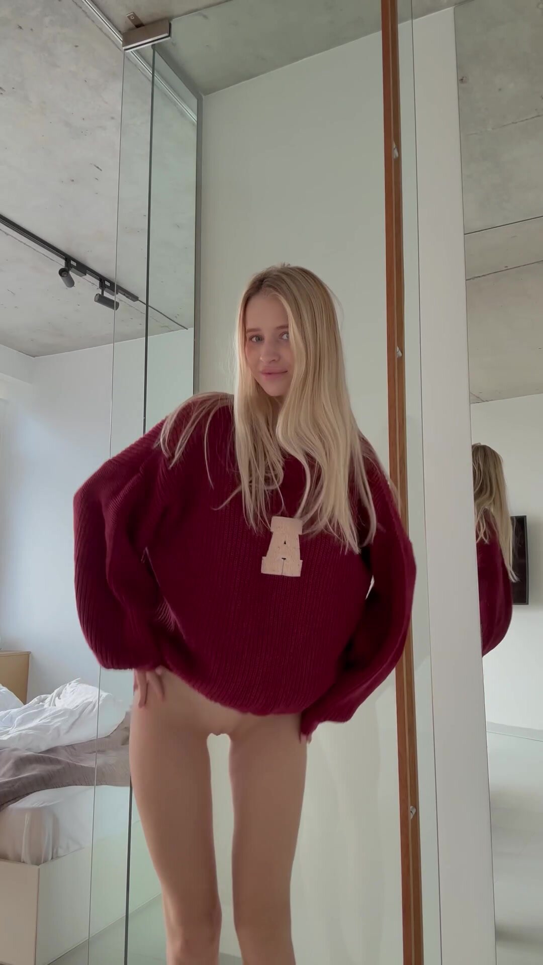 Showing off my fit skinny body