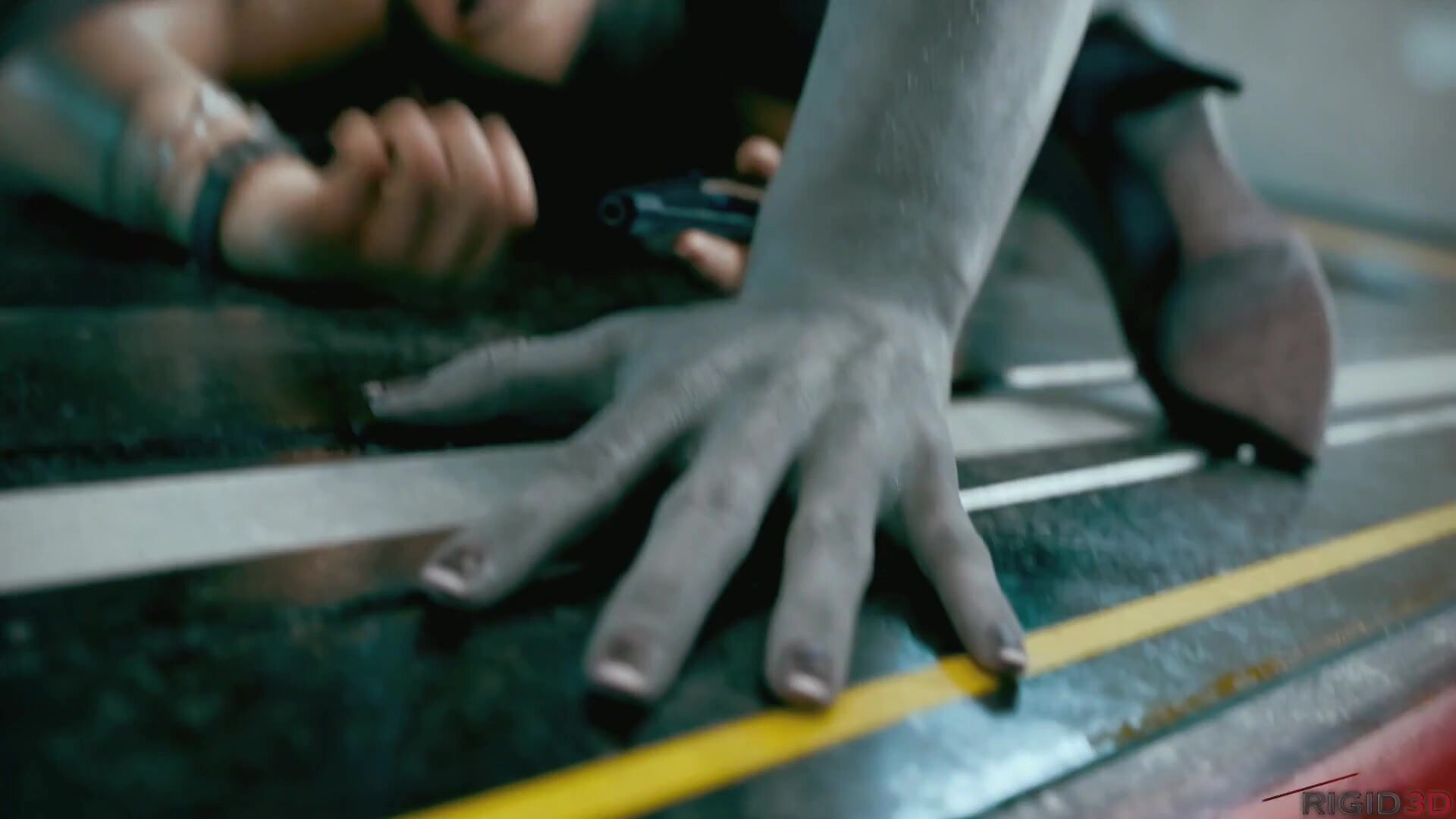 Futa Tyrant and Ada Wong: Mating Press Rigid3d