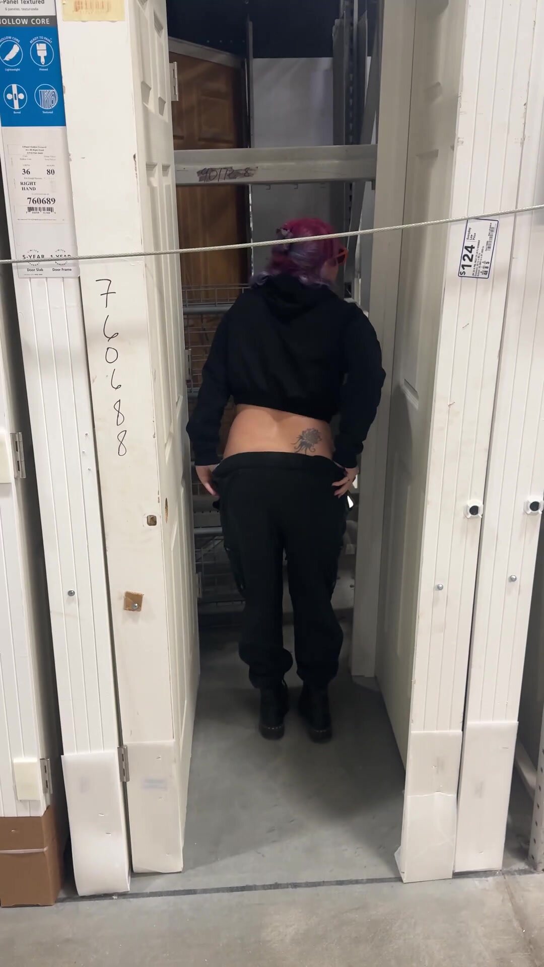 Slutting in Lowe’s