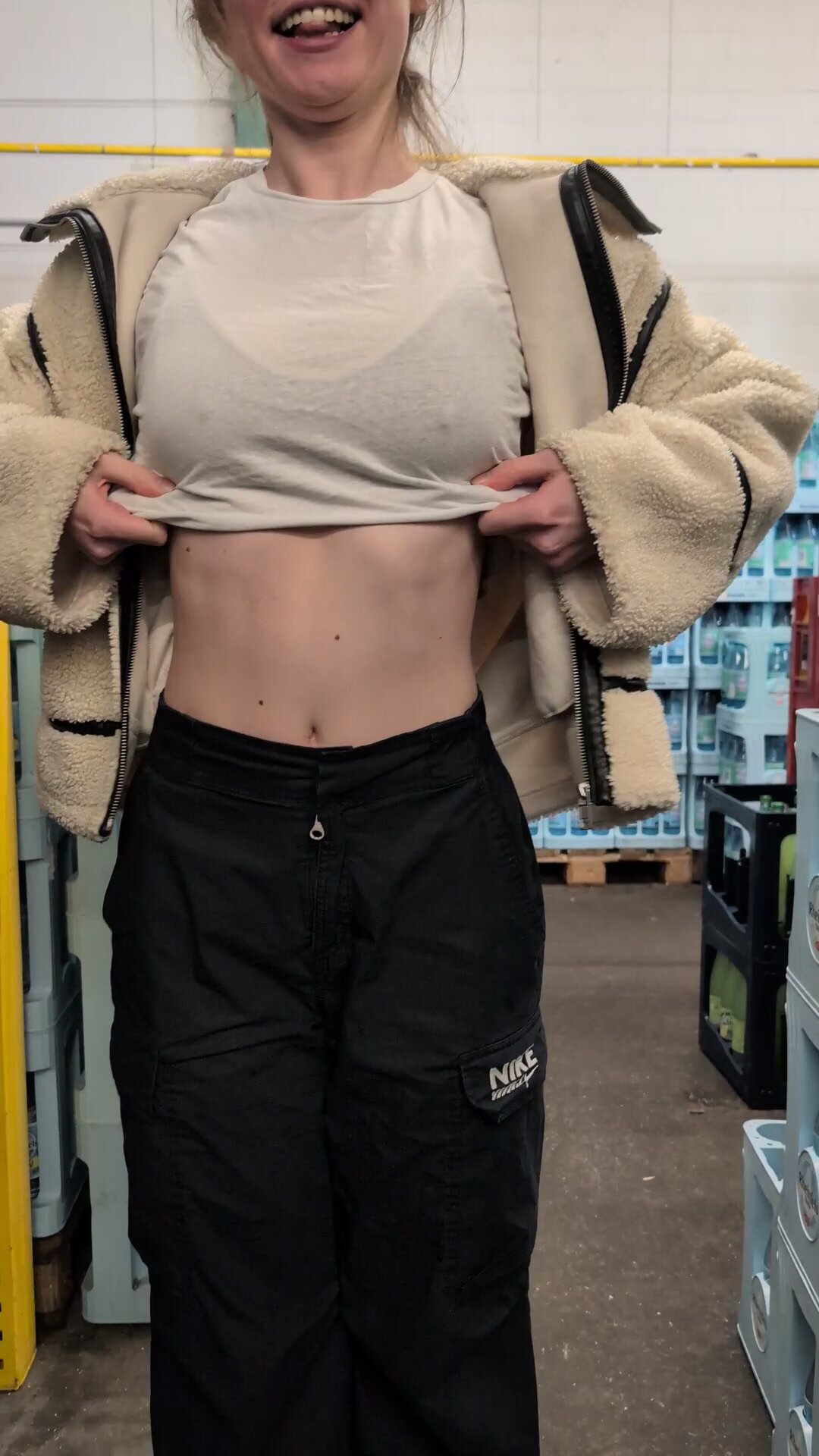 There were cameras at the register...