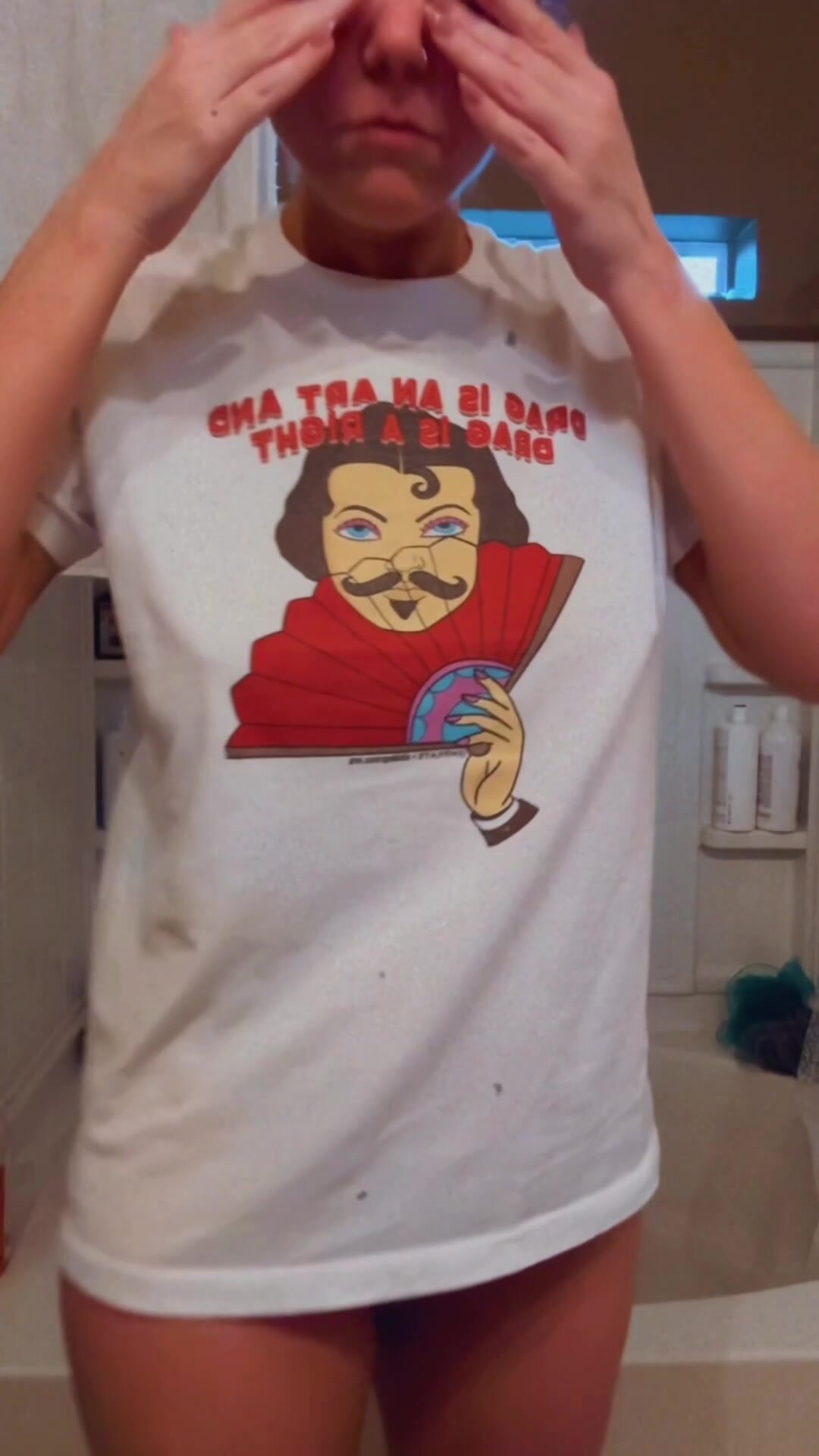 Morning! Quick shower and fuck to start the week right.