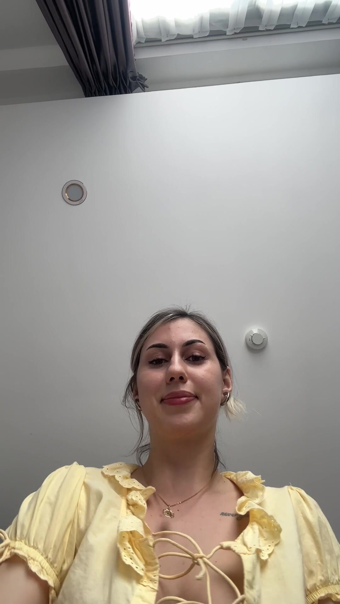 Perfect view of my nipples