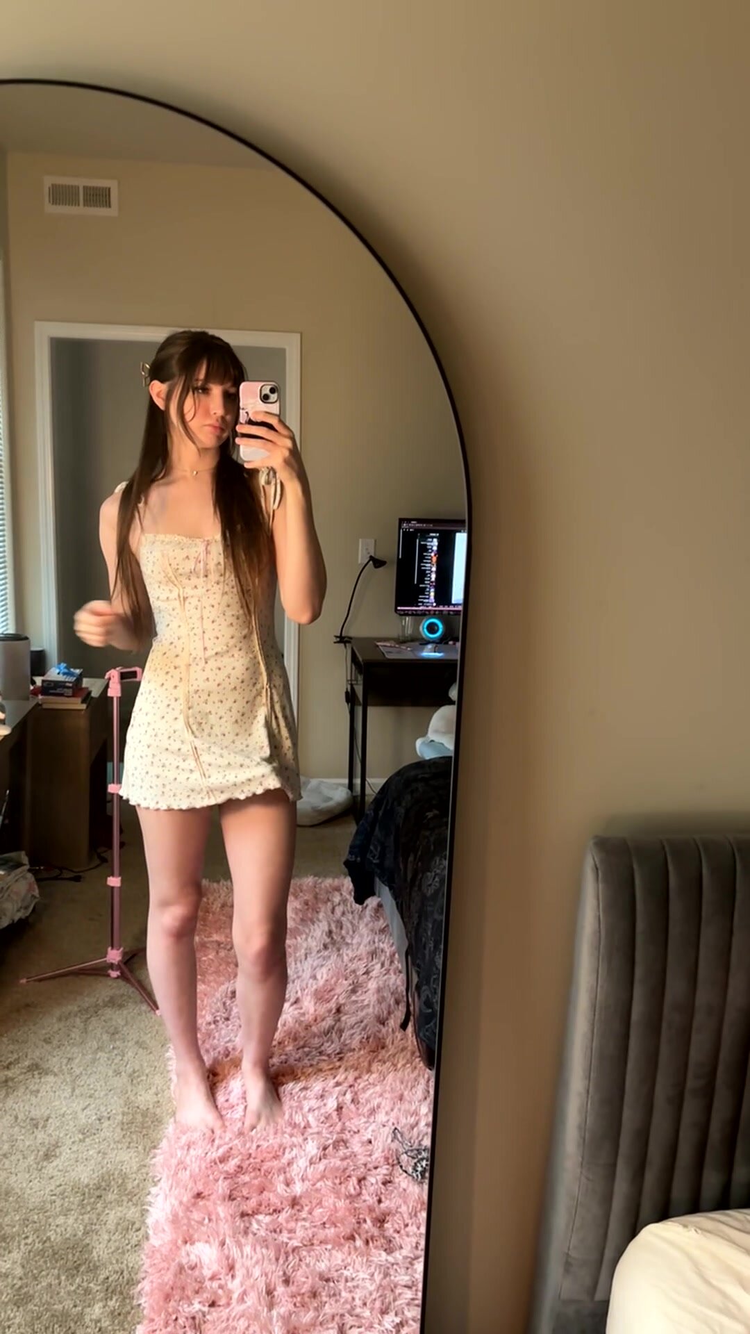 i love how much u can hide under a dress