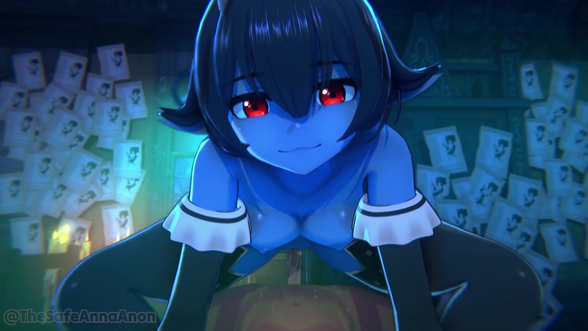 Demon girl riding (TheSafeAnnaAnon)[Original]