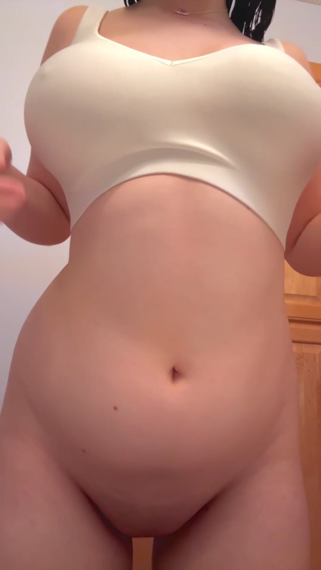 Big teen titty reveal