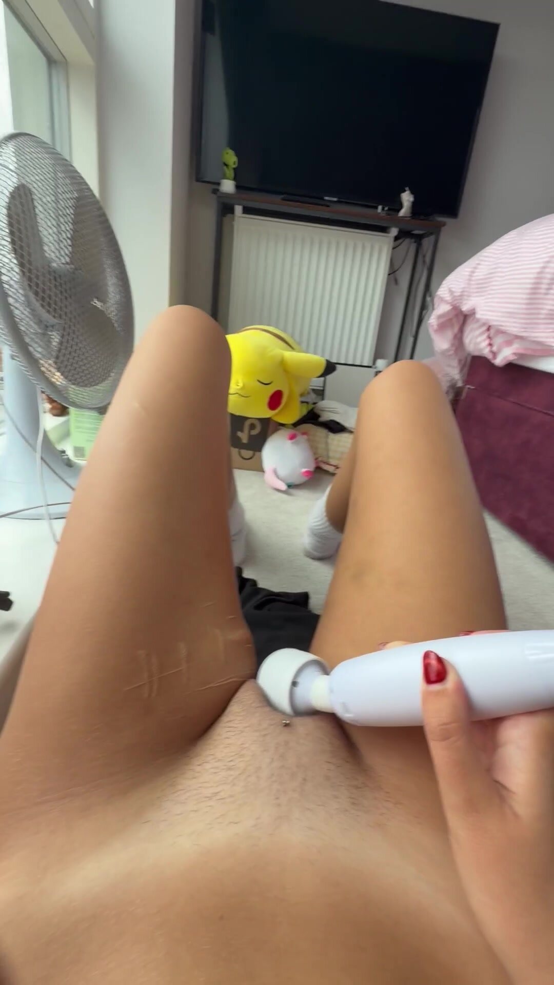 POV orgasm legs shaking