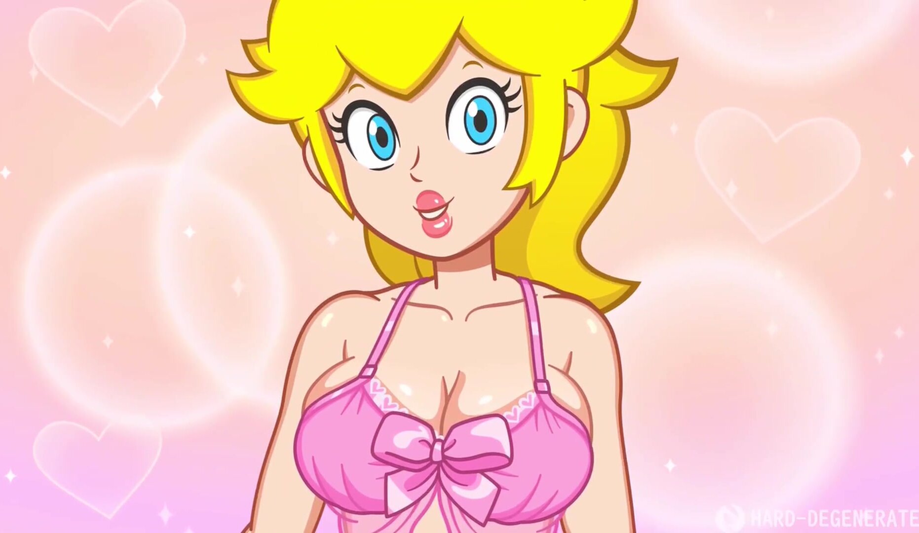 Princess Peach Mario. Art Hard-Degenerate