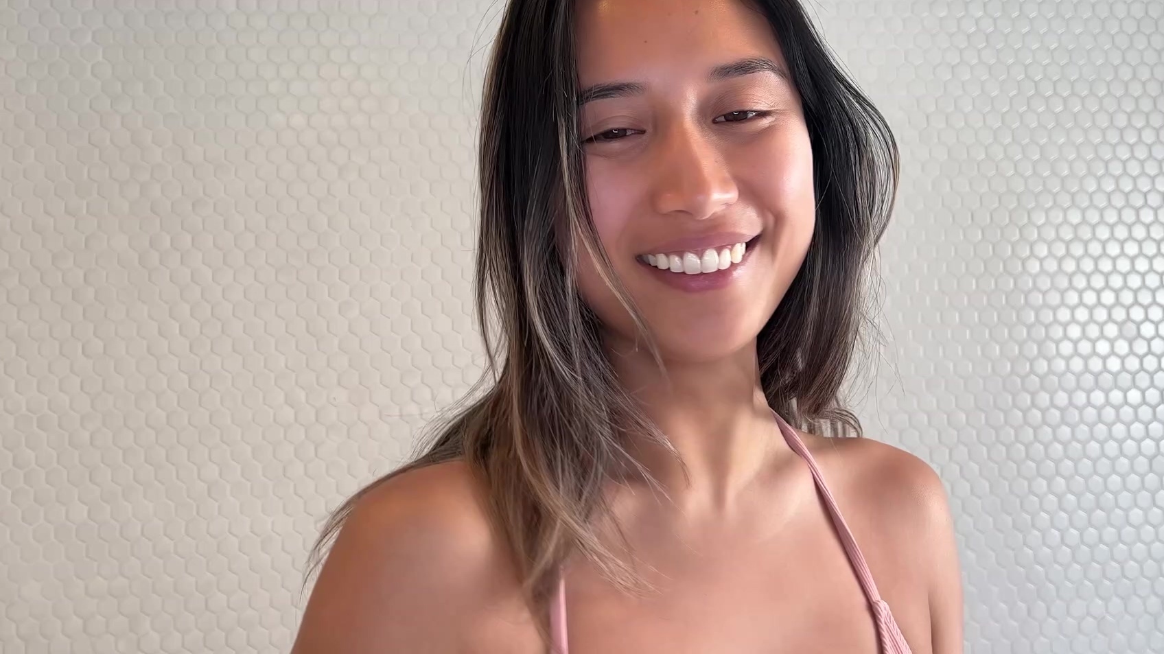 Pretty Korean loves when cock fucks her hard in POV