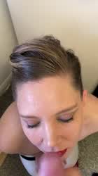 Naughty facial to the day off right 