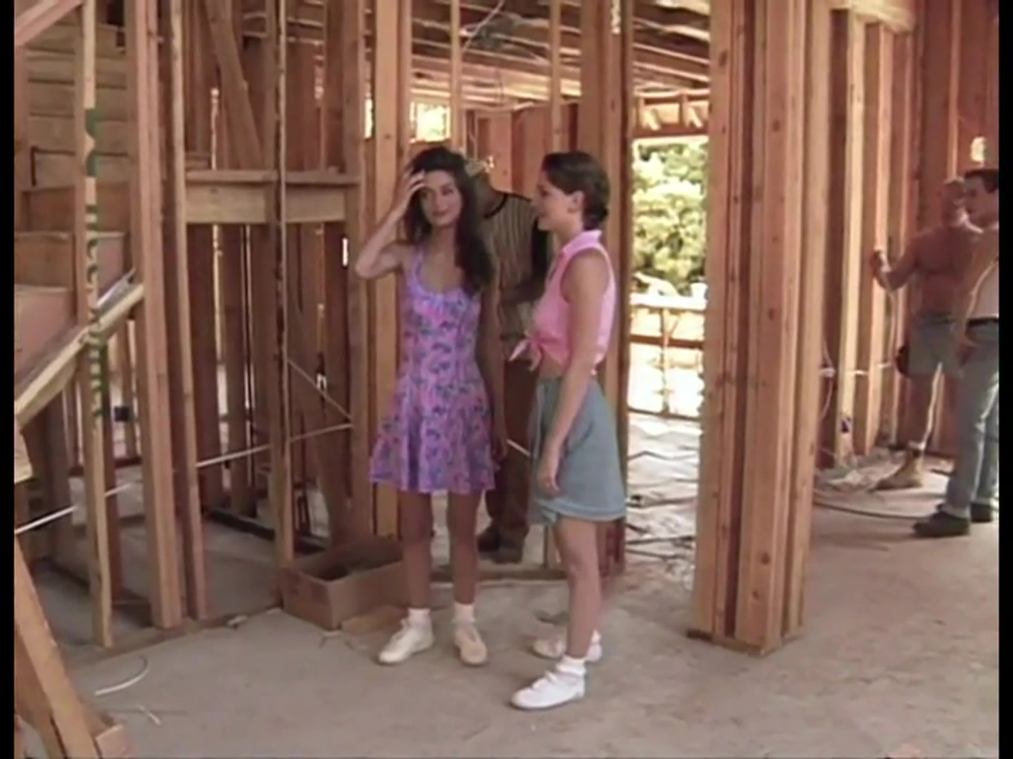 Teen gets hammered at the construction site