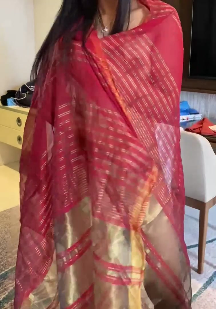 I shouldn't have done this, I feel guilty and naughty doing this in my traditional Indian clothes... 