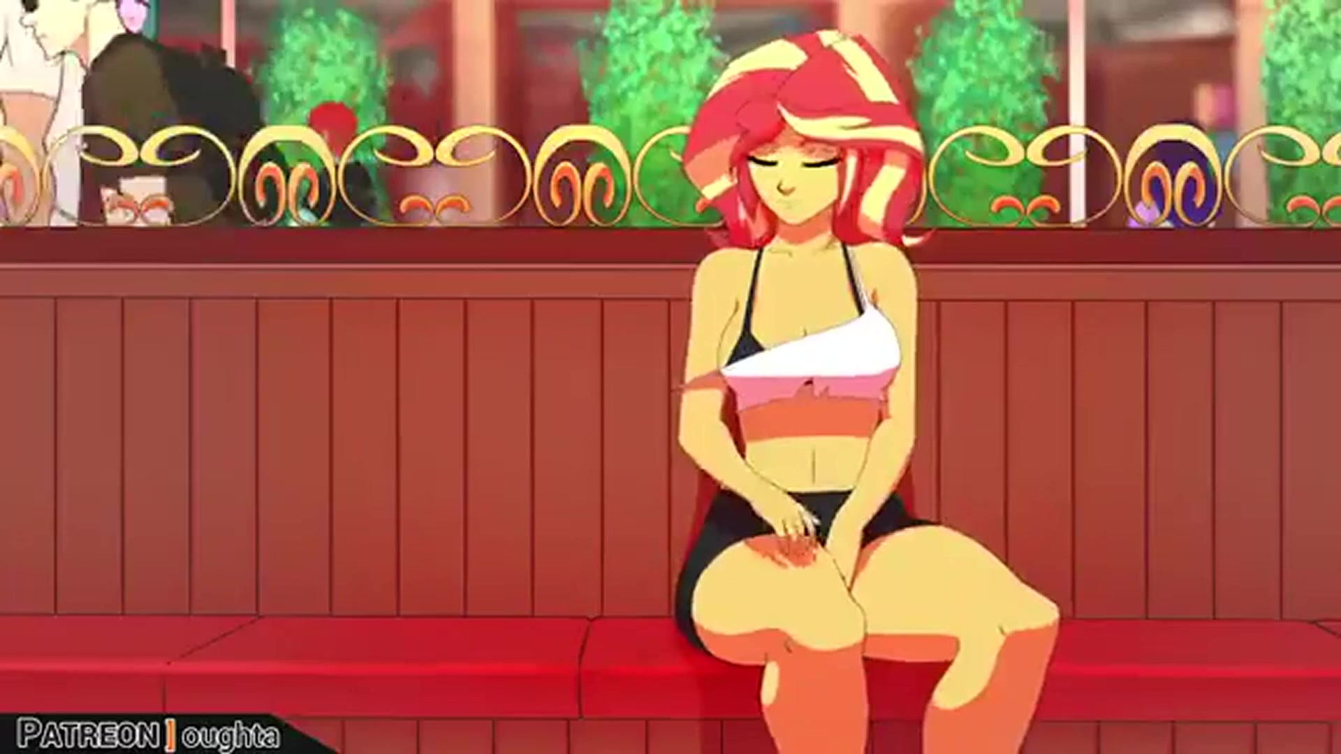 Sunset Shimmer's public flashing Oughta My little pony
